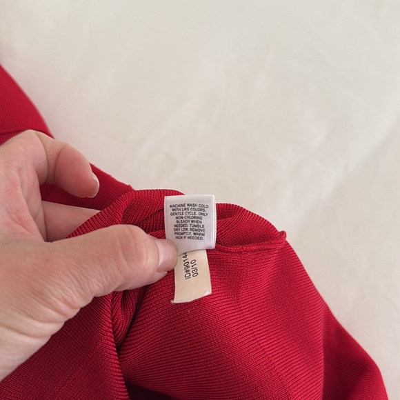 Red holiday Express Dress small - Picture 5 of 5